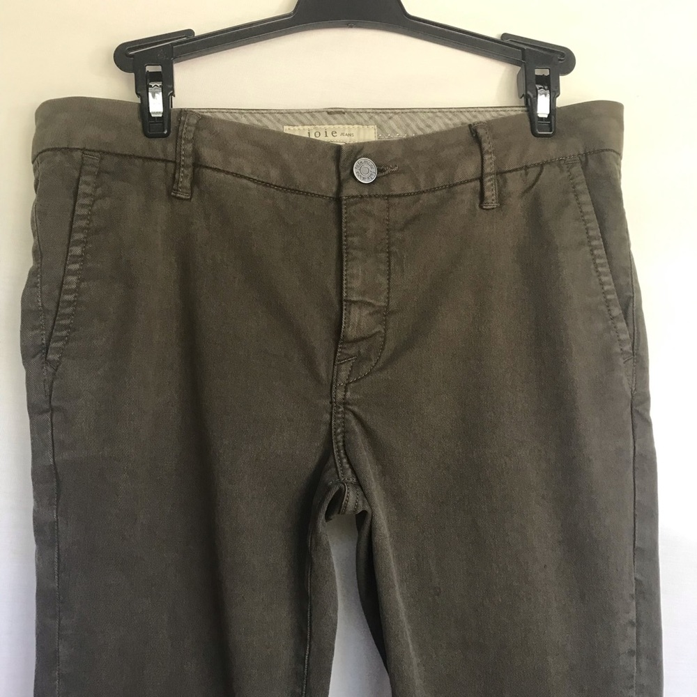 *JOIE* Fatigue Trouser Skinny Olive Jeans - Picture 3 of 8